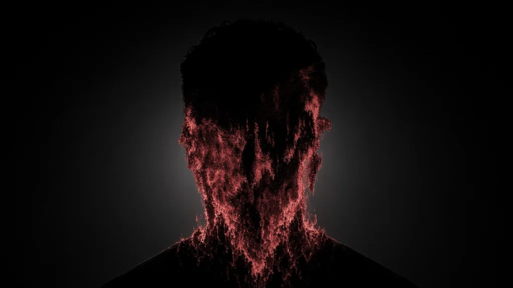 Vijay Ragavan G — red and black portrait